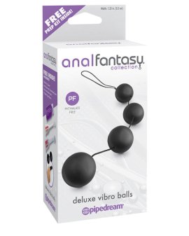 Analiniai kamuoliukai „Deluxe Vibro Balls“ - Anal Fantasy