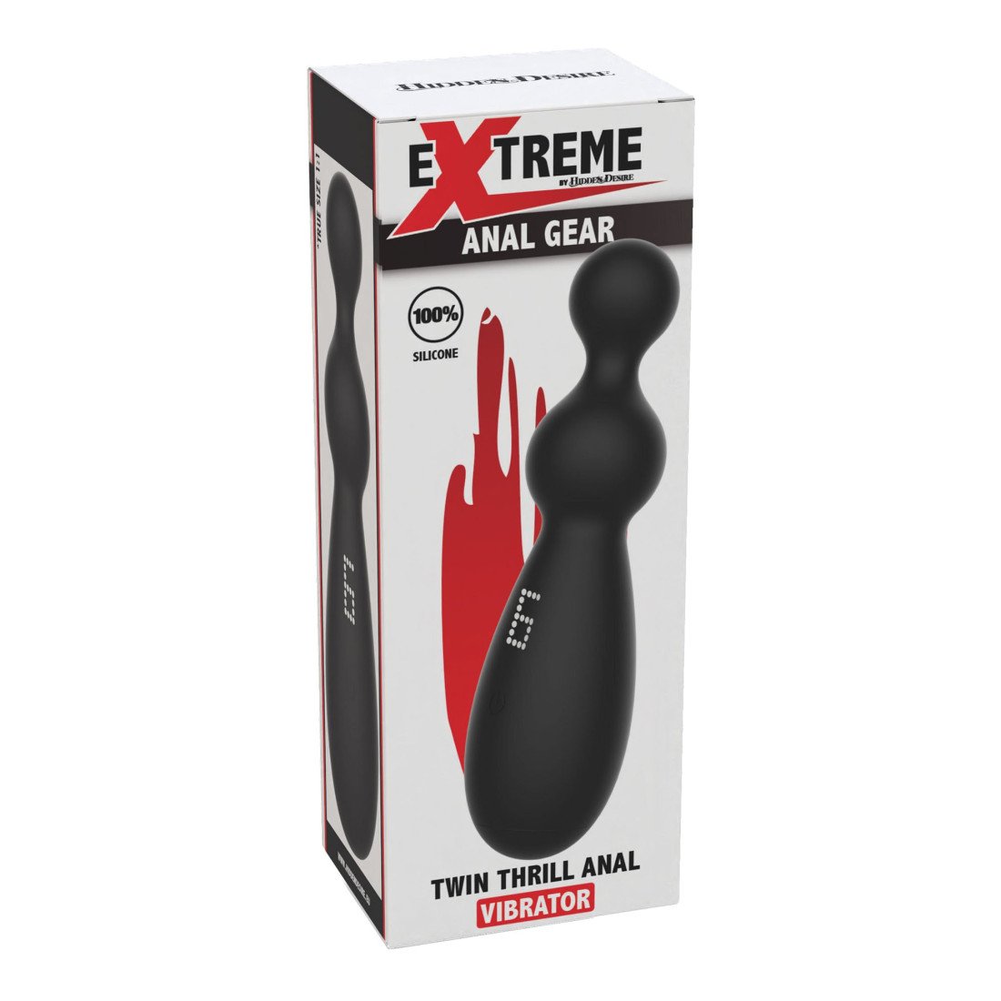 Analinis vibratorius „Twin Thrill Anal“ - Extreme