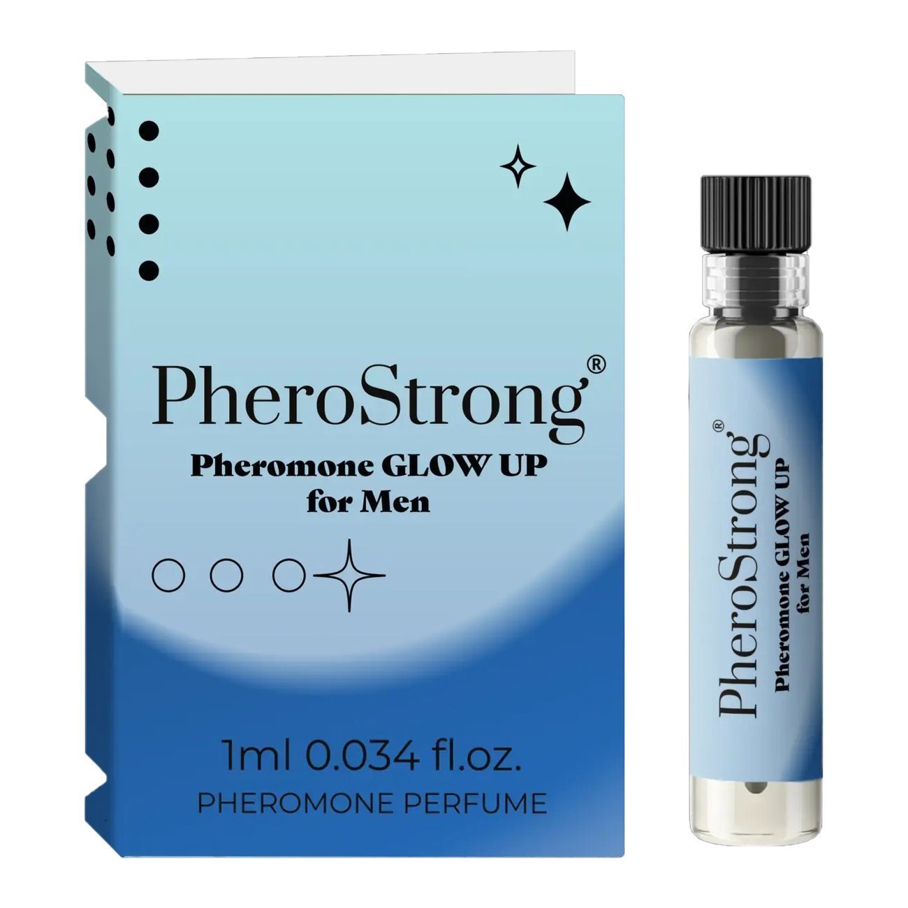 Feromoniniai kvepalai vyrams „Glow Up for Men“, 1 ml - PheroStrong