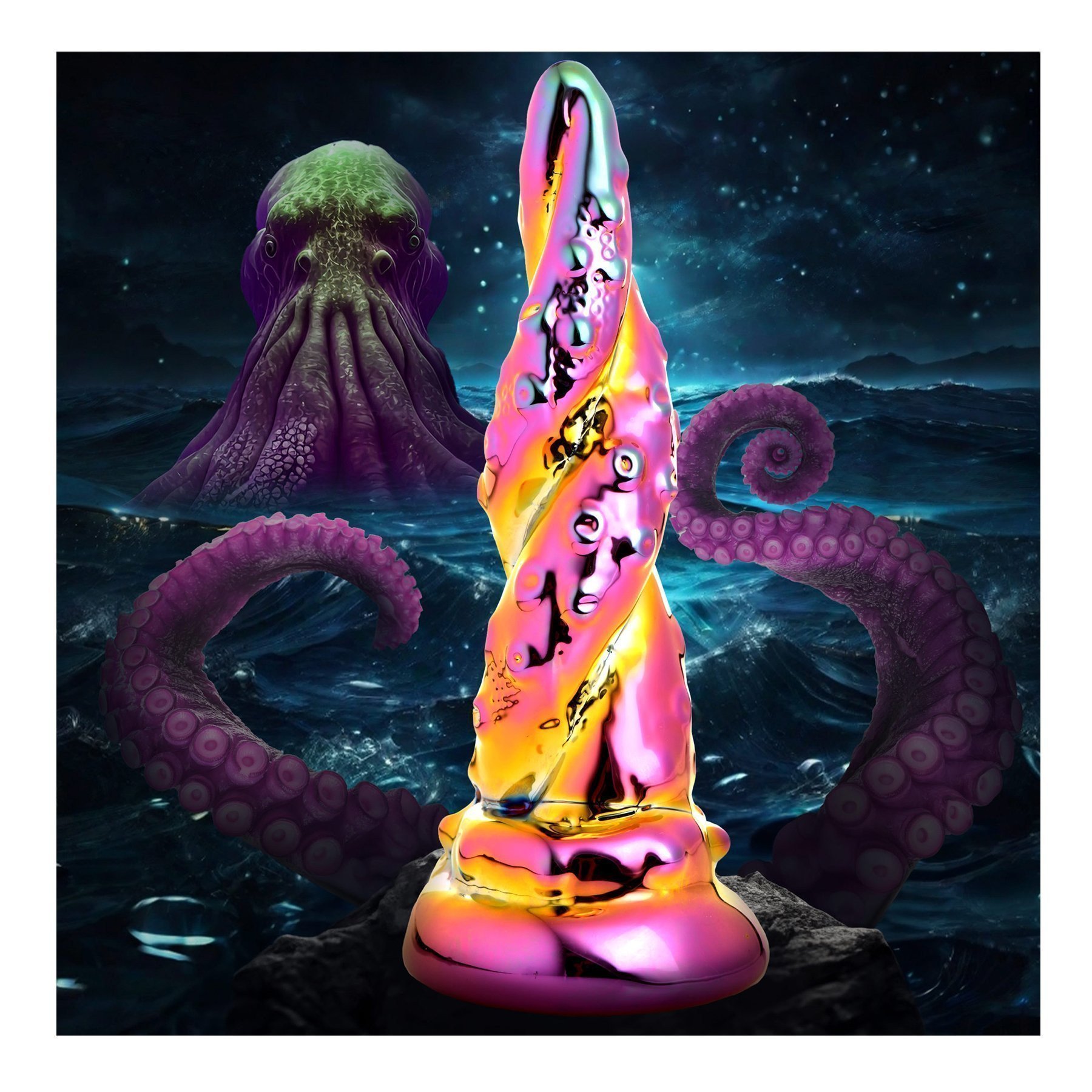 Stiklinis dildo „Enchantress“ - XR