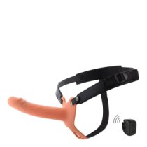 Vibruojantis strap-on dildo „Inferno 18 cm“ - Hidden Desire