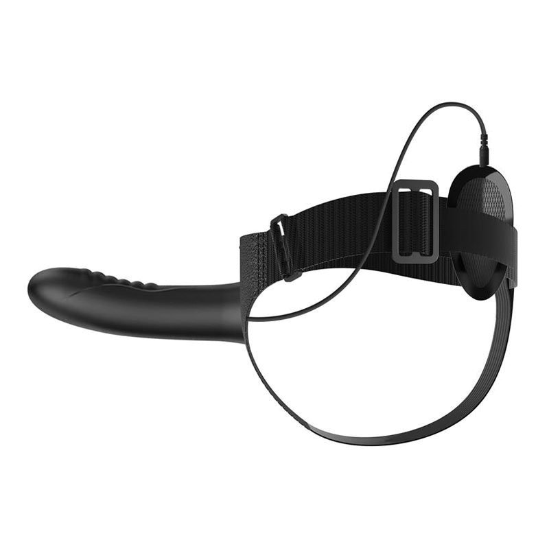 Vibruojantis tuščiaviduris strap-on dildo „Myron“ - Pretty Love