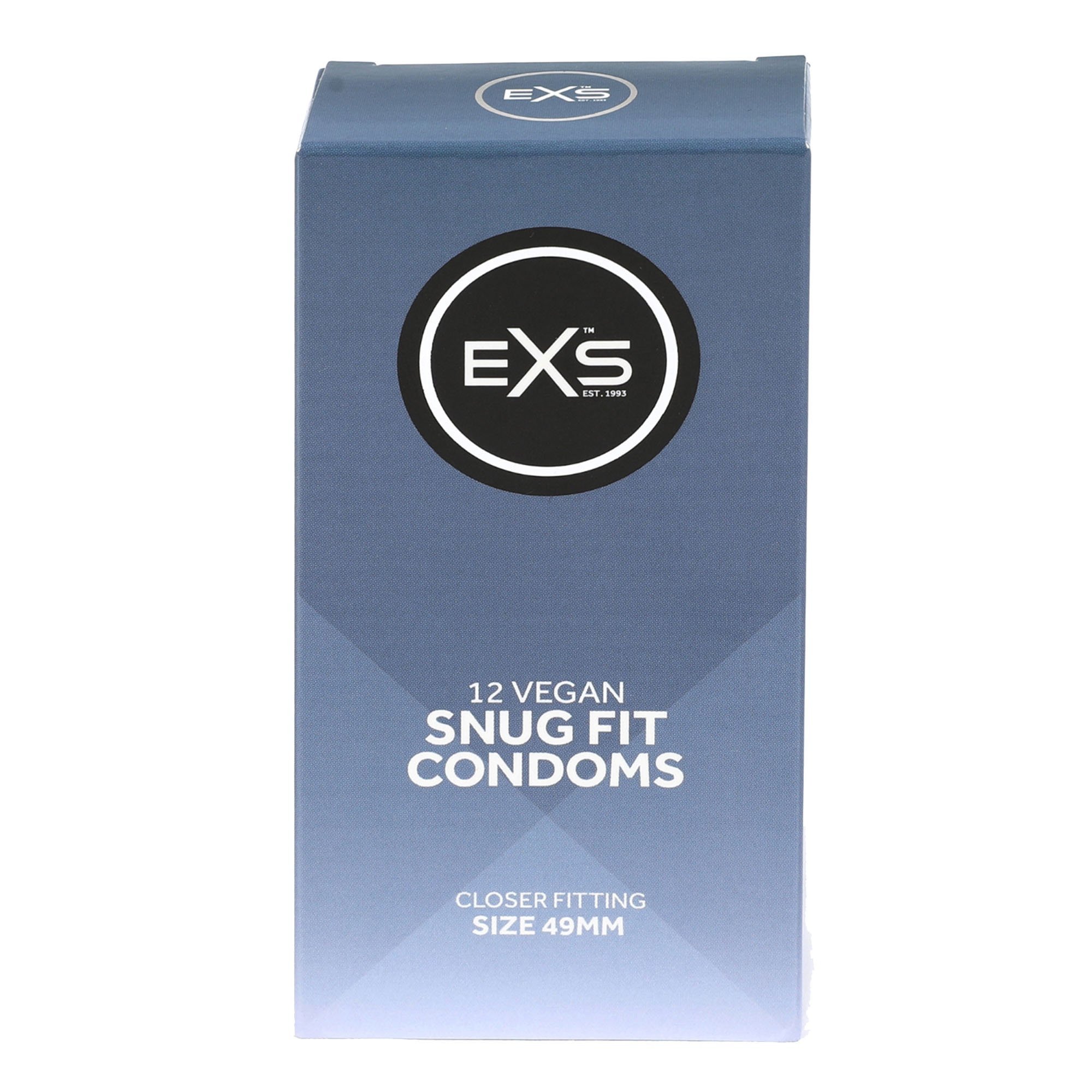 Siauresni prezervatyvai „Snug Fit“, 12 vnt. - EXS Condoms