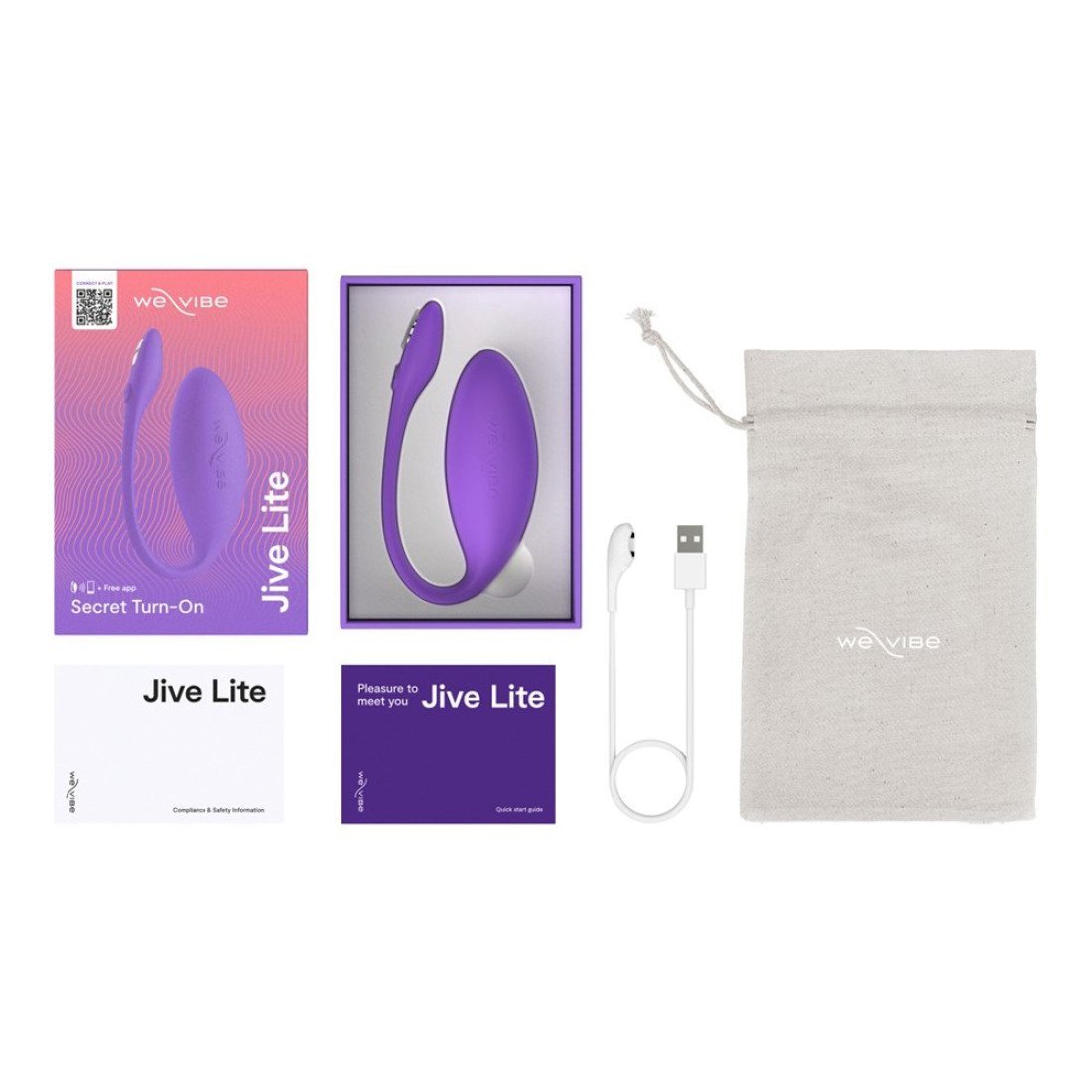 Išmanusis vibruojantis kiaušinėlis „Jive Lite“ - We-Vibe