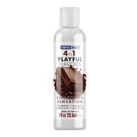 Vandens pagrindo lubrikantas „4 in 1 Chocolate Sensation“, 30 ml - Swiss Navy