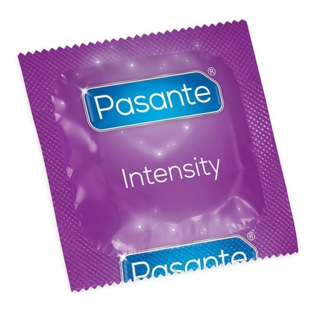 Stimuliuojantys prezervatyvai „Intensity“, 3 vnt. - Pasante