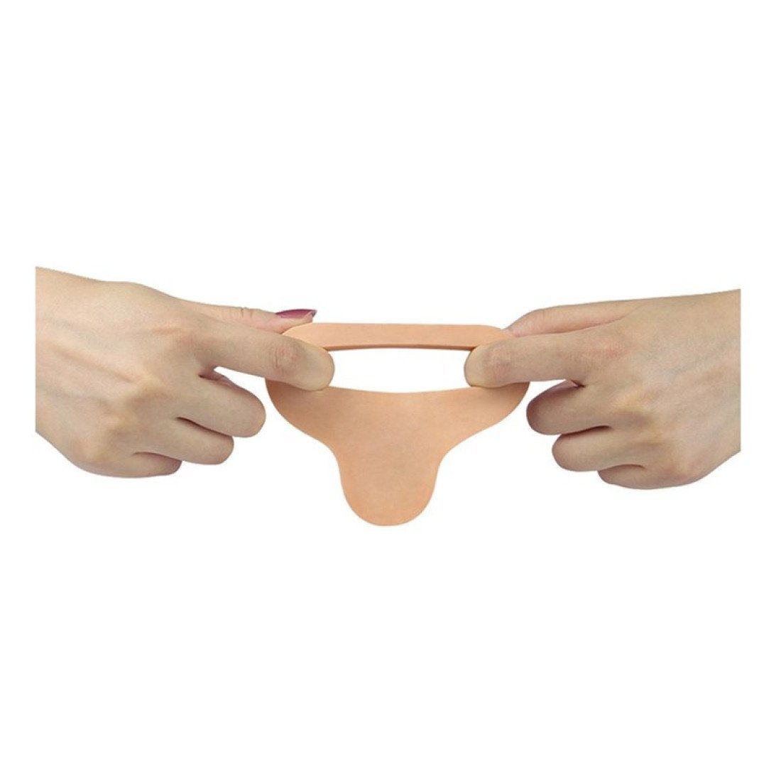 Strap-on dildo (pažeista pakuotė) „The Ultra Soft Double Nr. 5.8“ - Love Toy