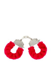 Metaliniai antrankiai „Furry Fun Cuffs“ - ToyJoy