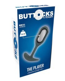 Analinis kaištis „Buttocks The Player“ - ToyJoy
