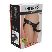 Strap-on diržas „Inferno Thigh Strap-on“ - Hidden Desire