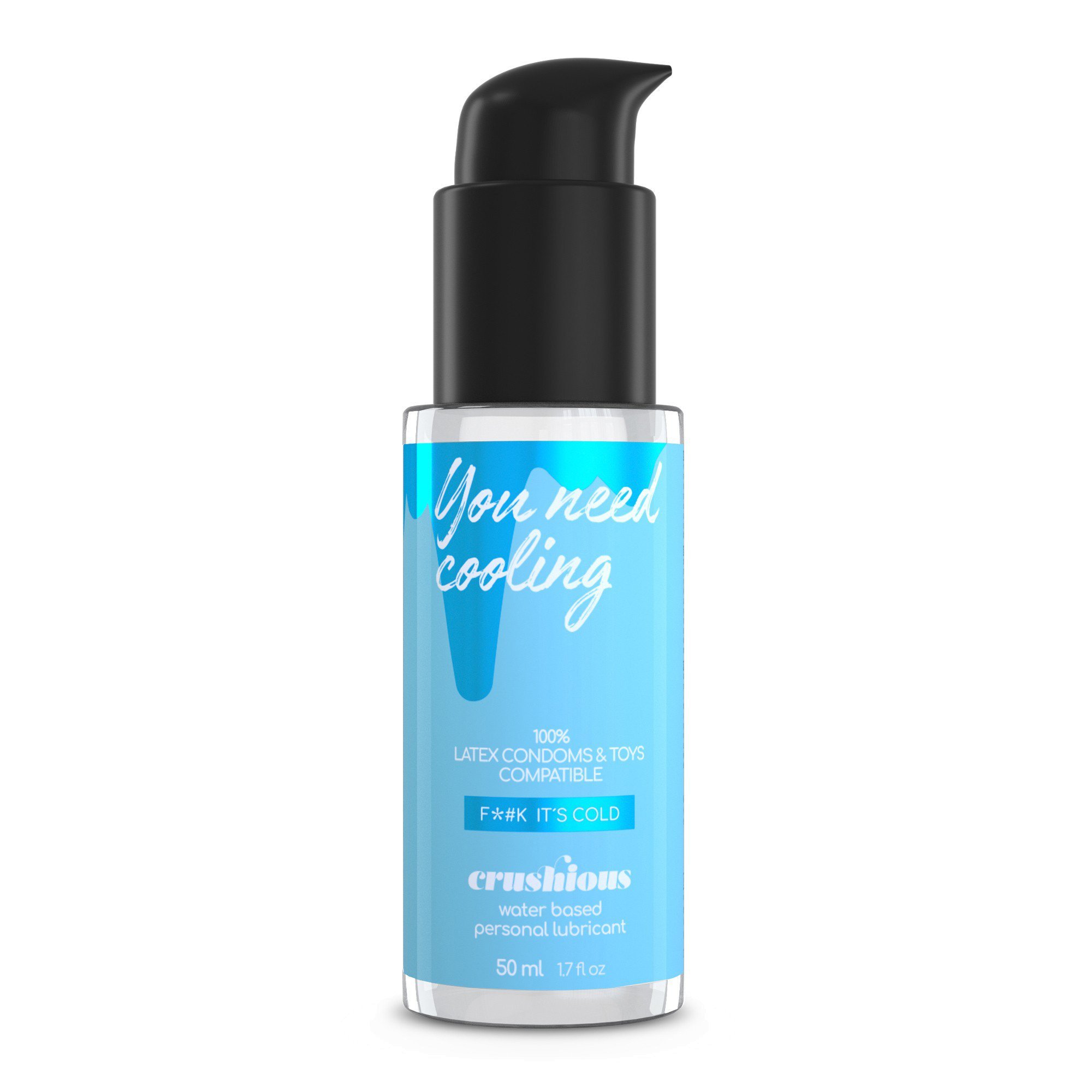 Šaldantis vandens pagrindo lubrikantas „You Need Cooling“, 50 ml - Crushious