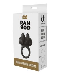 Vibruojantis penio žiedas „Rabbit Vibrating Cockring“ - Ramrod