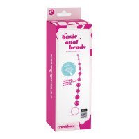 Analiniai karoliukai „Basic Anal Beads Pink” - Crushious