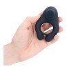 Vibruojantis penio žiedas „Vibrating Cockring with Clitoris Stimulation“ - Loveline