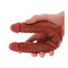 Dvigubas dildo „Foreskin Doubledong 40 cm“ - Get Real