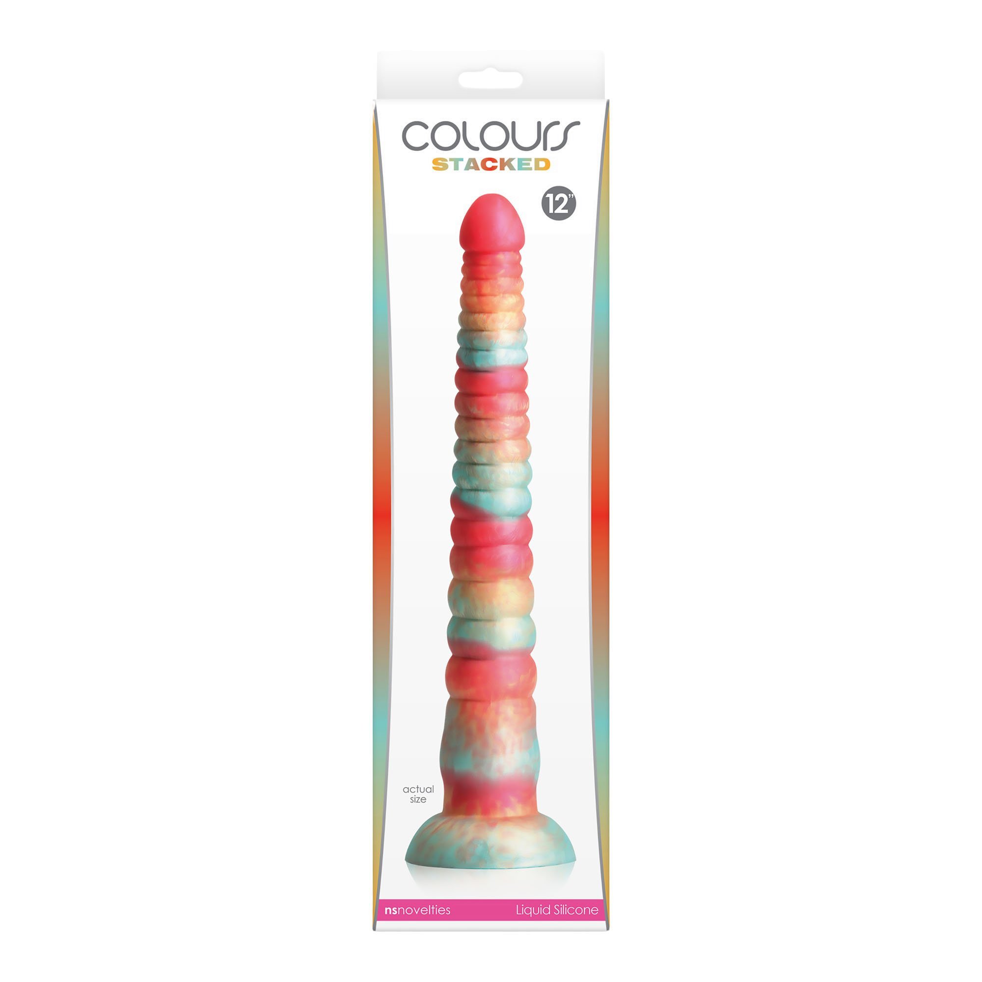 Dildo „Stacked 12 Inch - Red Gold“ - NS Novelties