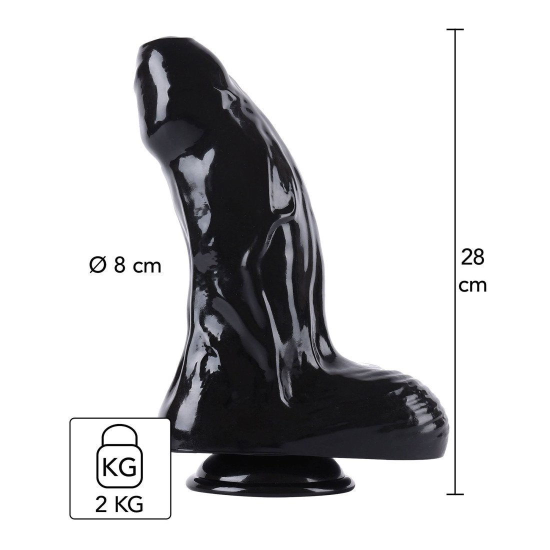 XL falo imitatorius „Dong Xtra Thick“ - Extreme