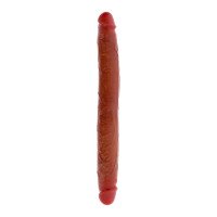 Dvigubas dildo „Foreskin Doubledong 35 cm“ - Get Real