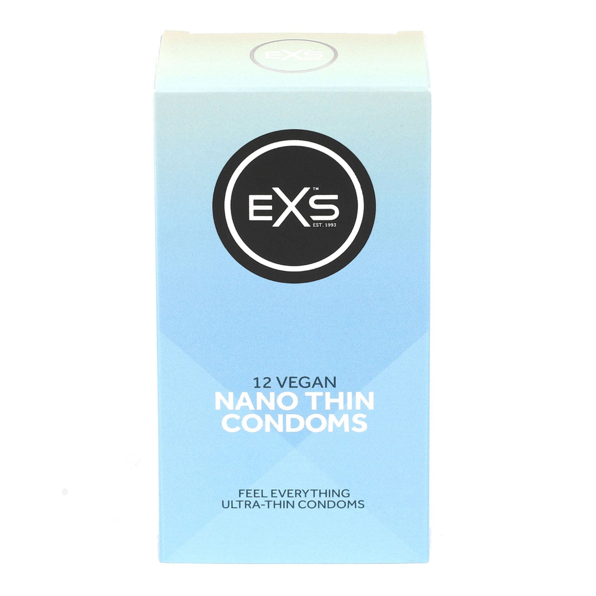 Ploni prezervatyvai „Nano Thin“, 12 vnt. - EXS Condoms