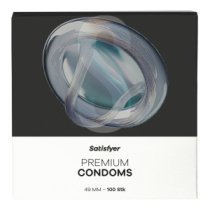 Prezervatyvai „Premium Condoms 49 mm“, 100 vnt. - Satisfyer