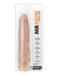 Vibruojantis dildo „Dr. Skin Vibe 1“ - Blush