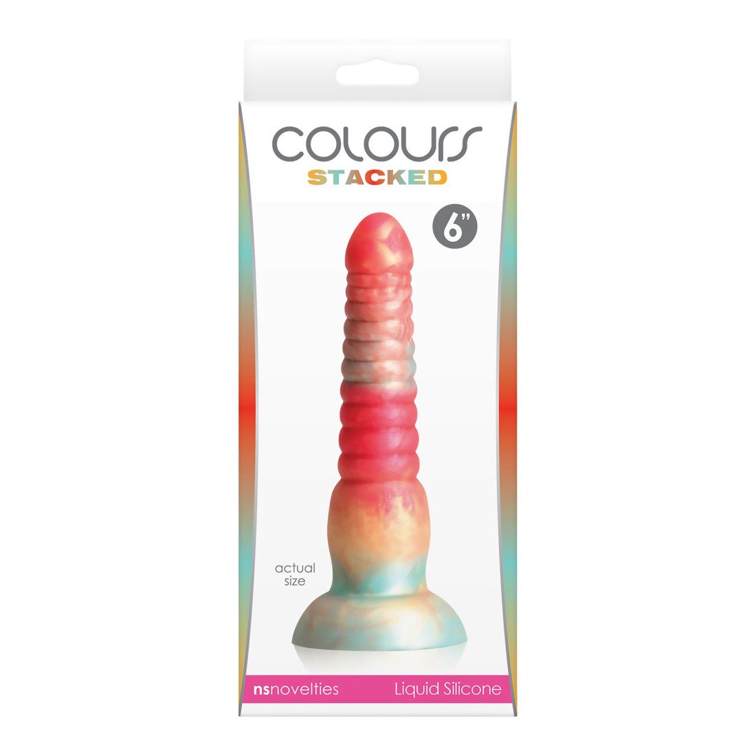 Dildo „Stacked 6 Inch - Red Gold“ - NS Novelties