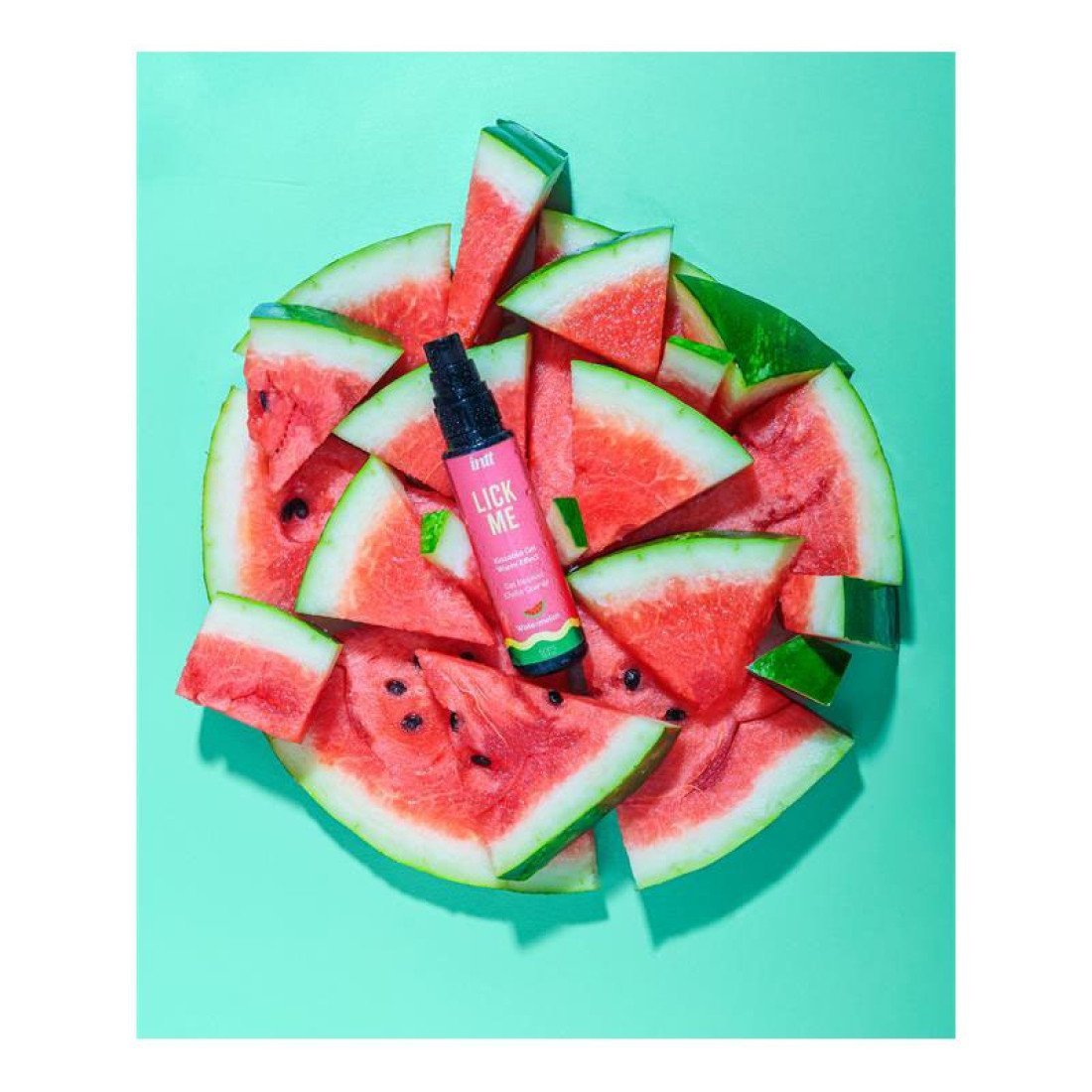 Šildantis gelis oraliniam seksui „Lick Me Watermelon“, 50 ml - Intt
