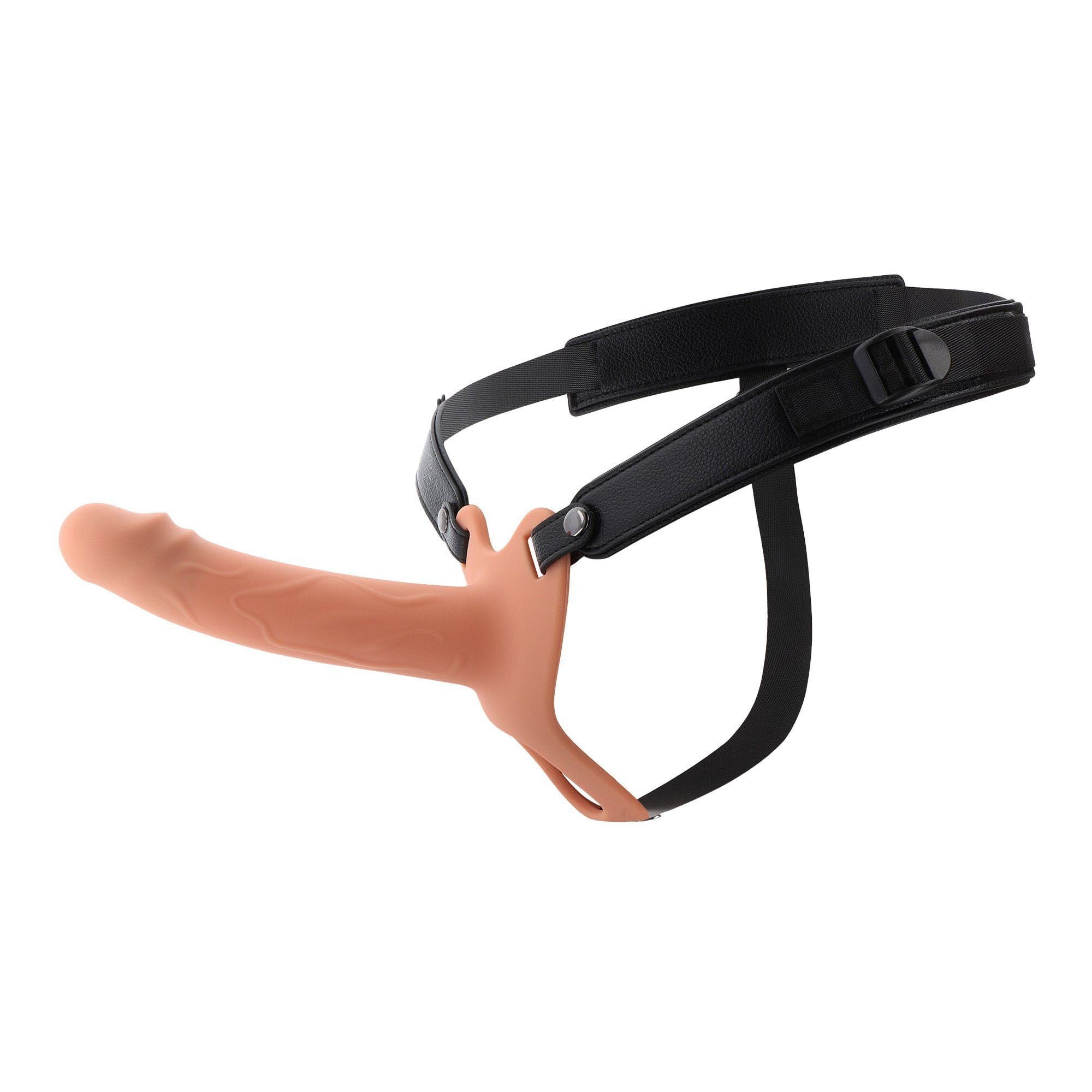 Tuščiaviduris strap-on dildo „Inferno 18 cm“ - Hidden Desire