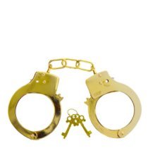 Aukso spalvos metaliniai antrankiai „Metal Fun Cuffs“ - ToyJoy