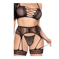 Trijų dalių rinkinys „After Dark“ - Leg Avenue