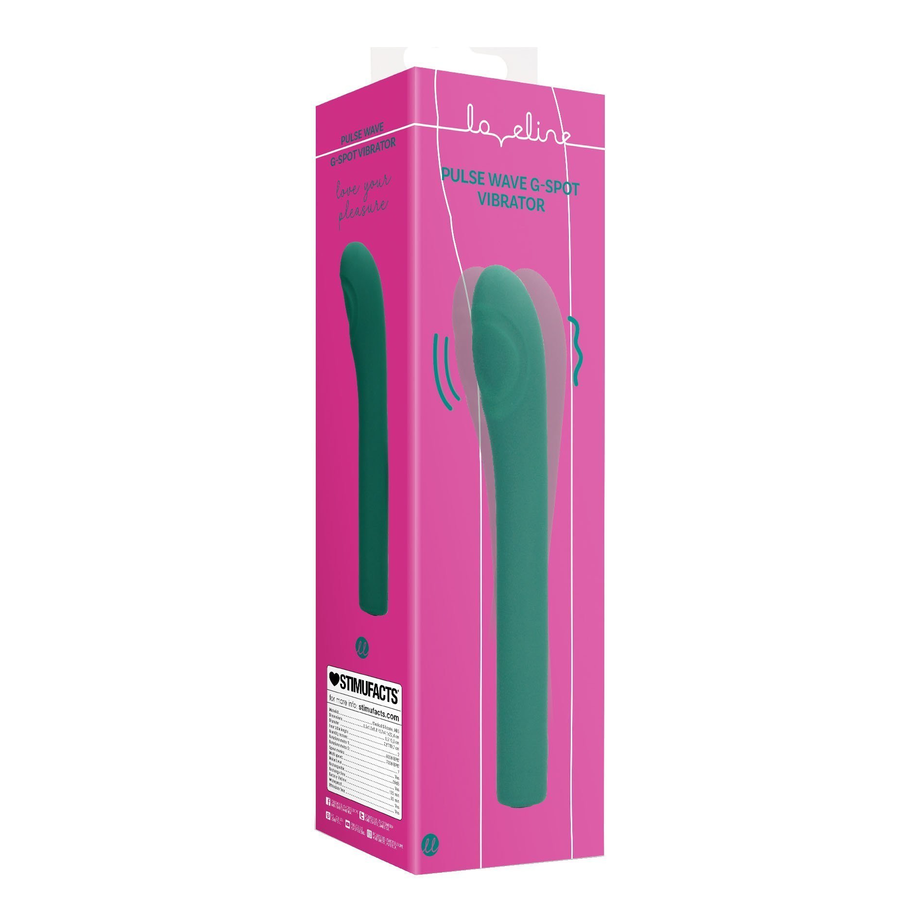 G taško vibratorius „Pulse Wave G-Spot Vibrator“ - Loveline