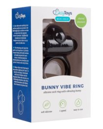 Vibruojantis penio žiedas „Bunny Vibe Ring“ - EasyToys