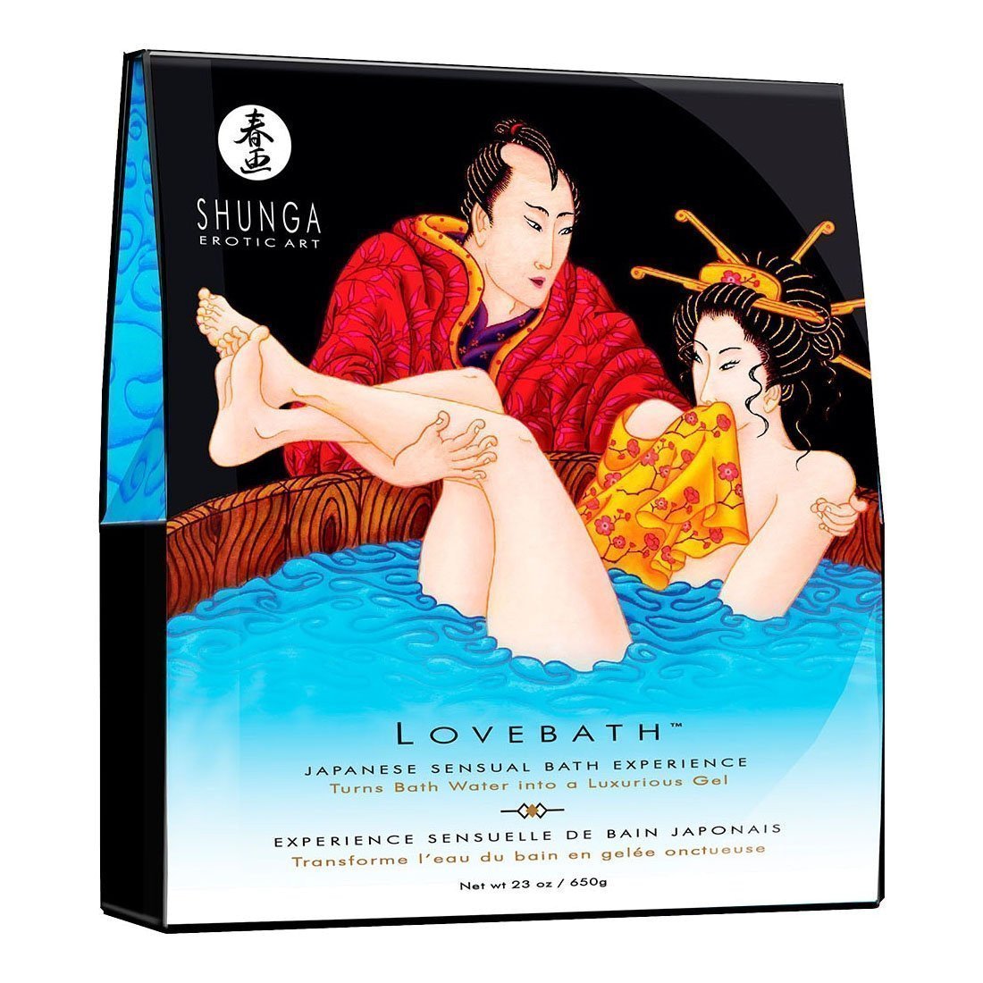 Milteliai Japoniškam vonios ritualui „Lovebath Ocean Temptations“, 650 g - Shunga