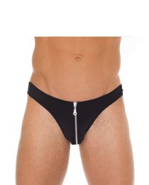 Vyriškos kelnaitės su juostele „G-String with Zipper“ - Amorable