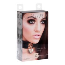 Antkaklis „Heart Lock Key Collar“ - Kinky Diva