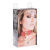Antkaklis „Heart Lock Key Collar“ - Kinky Diva