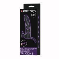 Vibruojanti penio mova „Penis Sleeve with Ball Strap 6“ - Pretty Love