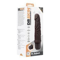 Vibruojantis dildo „Dr. Skin Dr. Robert“ - Blush