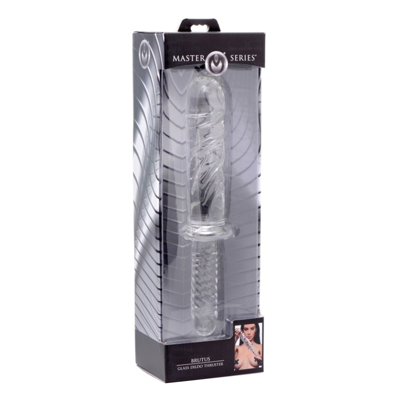 Stiklinis dildo „Brutus“ - Master Series