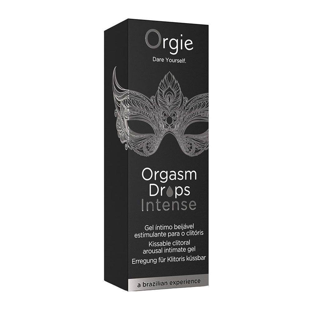 Stimuliuojantis gelis klitoriui „Orgasm Drops Intense“, 30 ml - Orgie