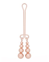 Klitorio spaustukas „Nouveau Clitoris Clamp“ - Rosy Gold