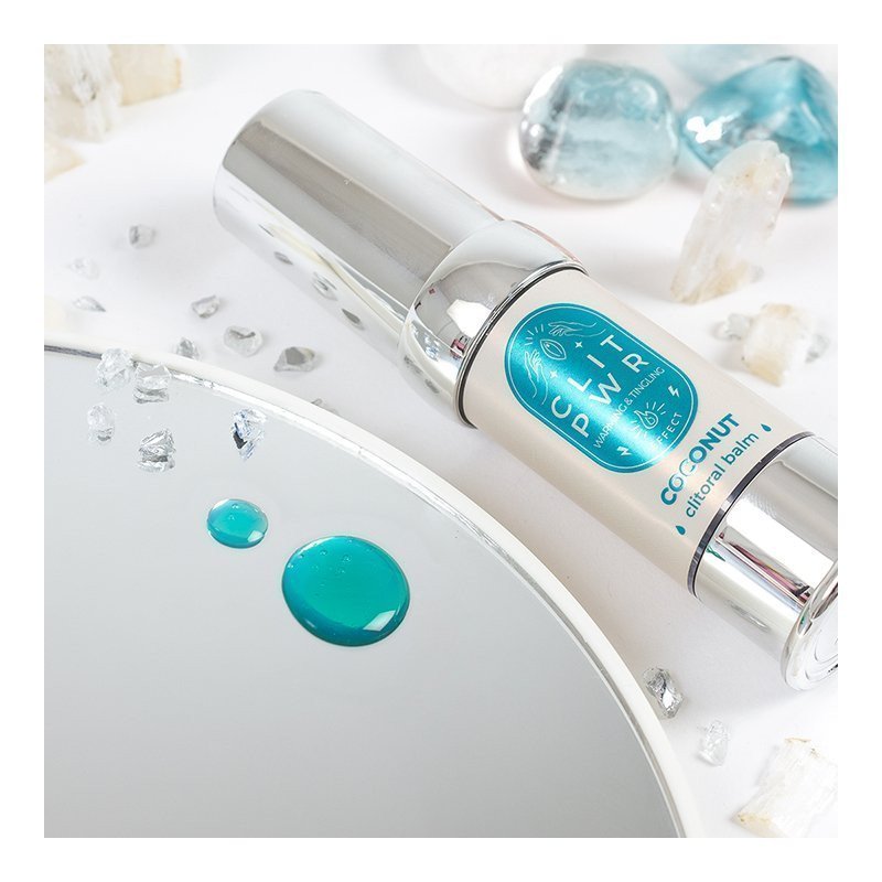 Stimuliuojantis balzamas klitoriui „Clit PWR - Coconut“, 15 ml - Secret Play