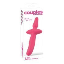 Vibratorius „2 in 1 Vibrator + Butt Plug“ - Couples Choice