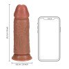 XXL dildo „Extra Thick Straight 8“ - RealRock