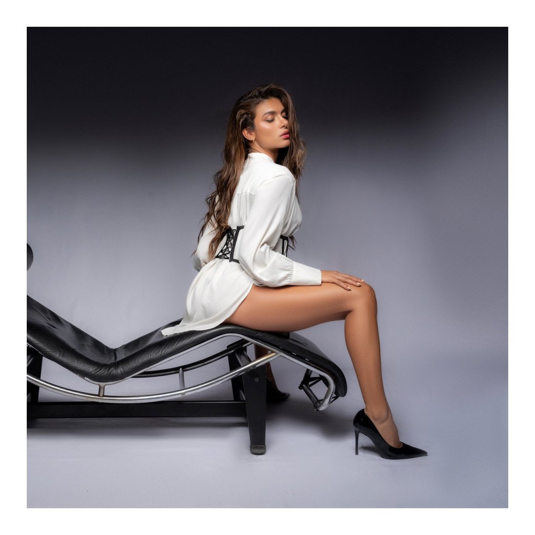 Atviro korseto ir kelnaičių rinkinys „Lace-Up Back“ - Mapale
