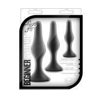 Analinių kaiščių rinkinys „Luxe Beginner Plug Kit“ - Blush