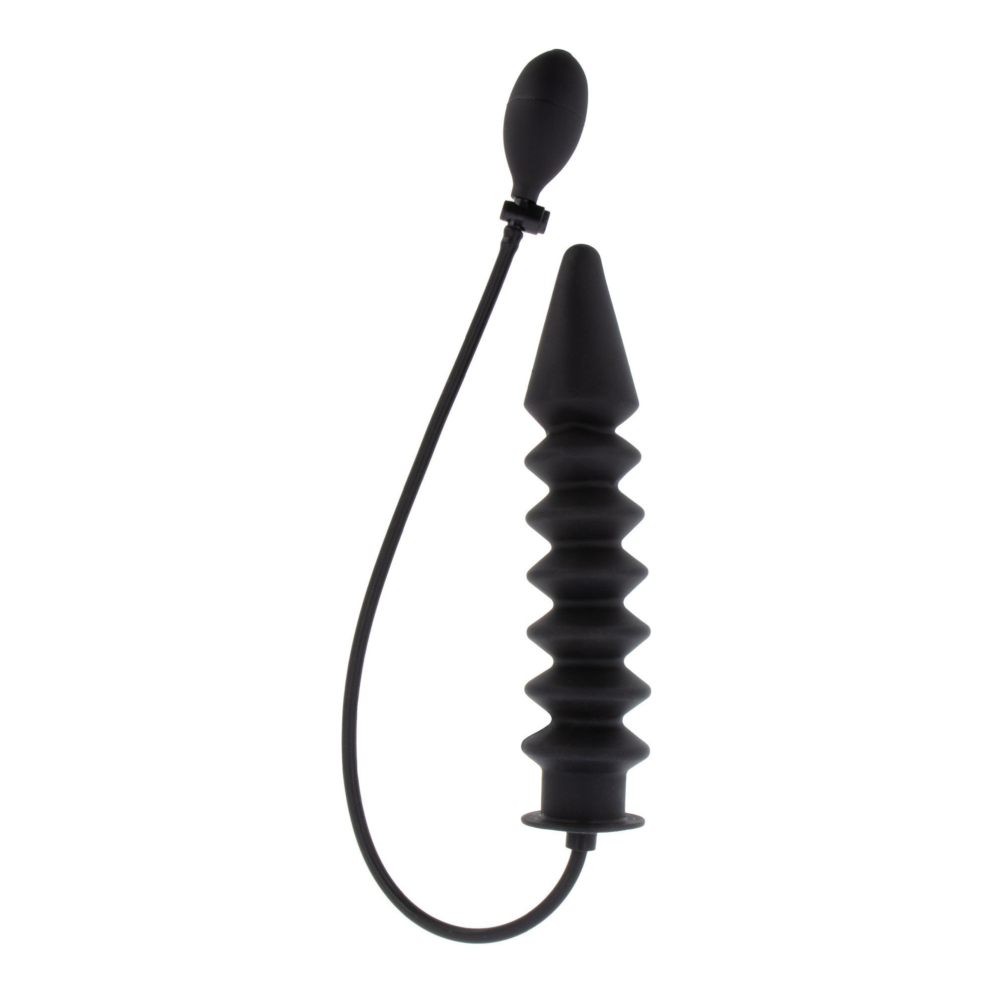 Pripučiamas analinis kaištis „Inflatable Ribbed Plug Expert“ - Extreme