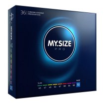 Prezervatyvai „Pro 72“, 36 vnt. - My.Size