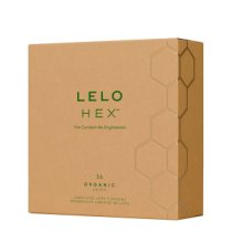 Prezervatyvai „HEX Organic Latex“, 36 vnt - LELO