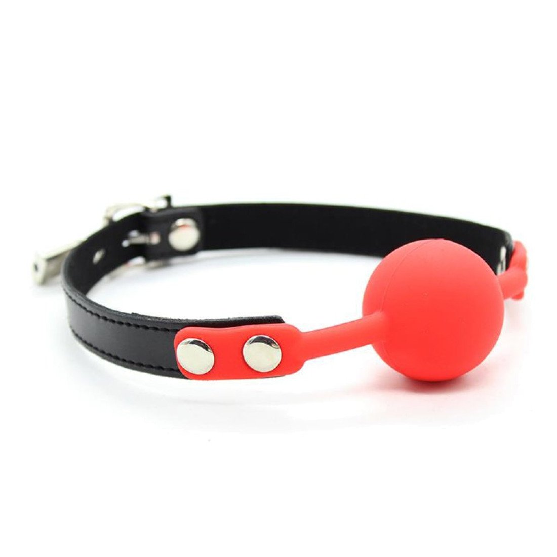 Silikoninis burnos kaištis „Silicone Ball Gag with Padlock“ - Latetobed